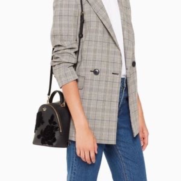 Kate Spade Cameron Street Flock Roses Binx Mini Backpack - Picture 10 of 13